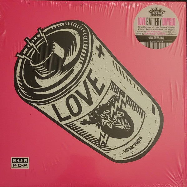 Love Battery – Dayglo (1992)- New LP Record 2022 Jackpot Blue Vinyl  - Alternative Rock / Psychedelic Rock / Grunge