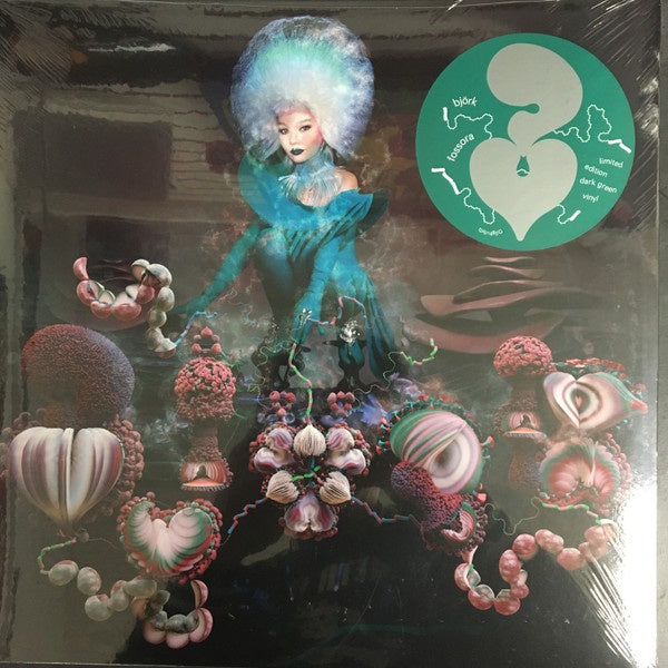 Björk – Fossora - New 2 LP Record 2022 One Little Independent Indie Exclusive Dark Green Vinyl - Electronic / Pop / Abstract / Experimental - Shuga Records