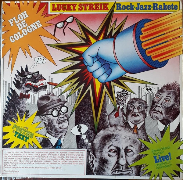 Floh De Cologne – Lucky Streik - Mint- 2 LP Record 1973 Ohr Germany Vinyl - Krautrock / Political