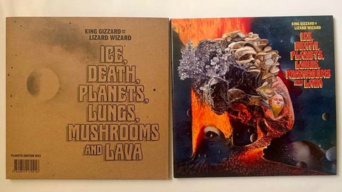 King Gizzard And The Lizard Wizard – Ice, Death, Planets, Lungs, Mushrooms And Lava - New 2 LP Record KGLW Planets Edition Splatter Vinyl - Psychedelic Rock