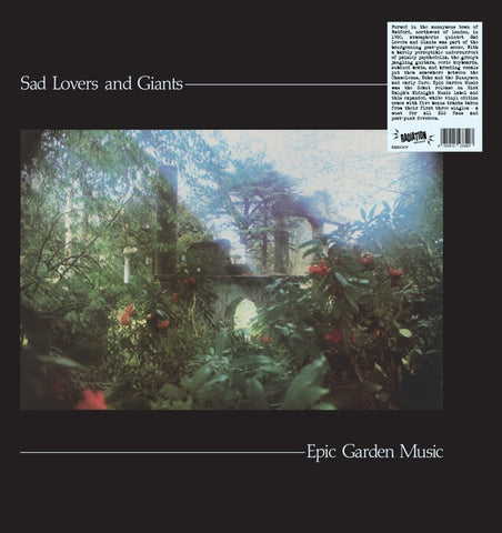 Sad Lovers And Giants – Epic Garden Music (1982) - 2022 Radiation Italy White Vinyl - Post-Punk / New Wave
