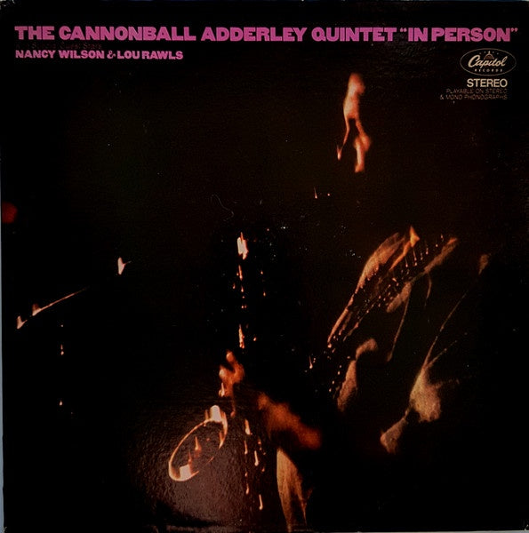 洋楽 LP CANNONBALL ADDERLEY WUINTET L53 Adderley, Cannonball - Cannonball Adderley Quintet in San