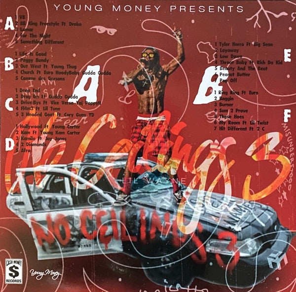 Lil Wayne – No Ceilings 3 - New 3 LP Record 2020 Young Money Red with White Splatter Vinyl - Hip Hop - Shuga Records