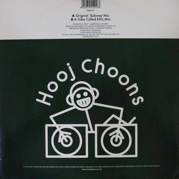 Killahurtz ‎– West On 27th - VG+ 12" Single Record 2000 Hooj Choons UK Import Vinyl - Progressive House / Tribal House - Shuga Records