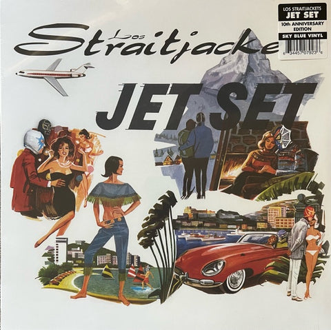 Los Straitjackets – Jet Set (2012) - New LP Record 2022 Yep Roc Sky Blue Vinyl - Surf Rock / Lounge / Instrumental