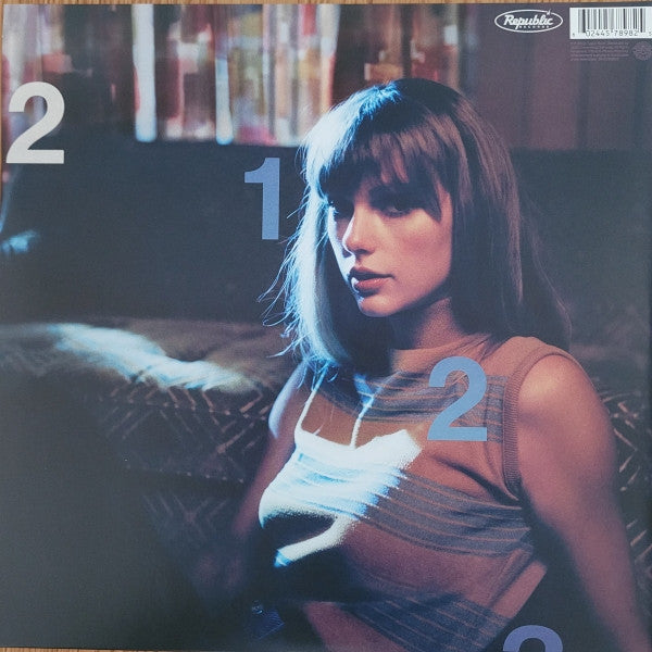 Damaged Cover - Taylor Swift - Midnights - New LP Record 2022 Republic Moonstone Blue Marbled Vinyl & Booklet - Pop / Synth-Pop - Shuga Records