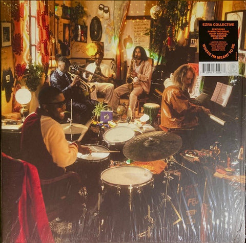 Ezra Collective – Where I'm Meant To Be - New 2 LP Record 2022 Partisan Orange Marble Vinyl - Jazz / Funk / Soul