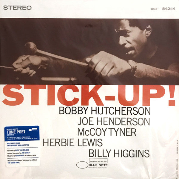 Bobby Hutcherson – Stick-Up! (1968) - New LP Record 2022 Blue Note Tone Poet Series 180 gram Vinyl - Jazz / Post Bop / Modal - Shuga Records