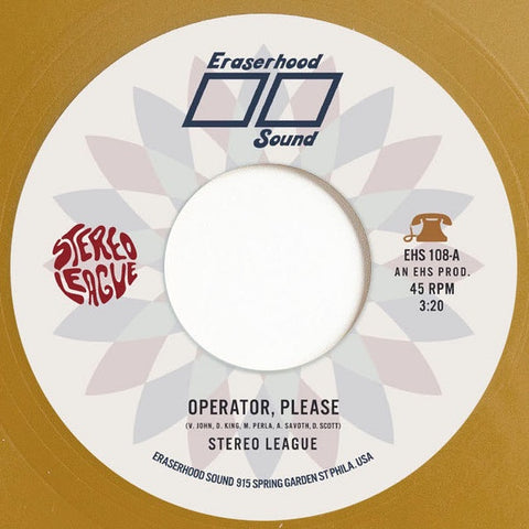 Stereo League – Operator, Please / Seasons of Trouble - New 7" Single Record 2022 Eraserhood Sound Harvest Gold Vinyl - Soul / Indie Rock