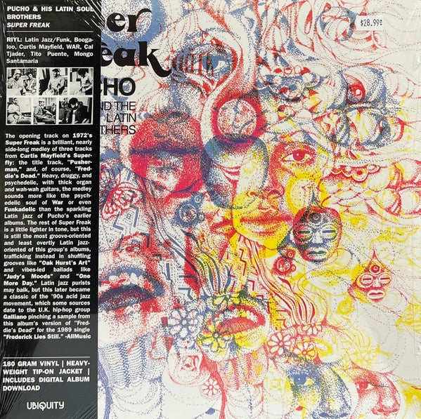 Pucho & His Latin Soul Brothers – Super Freak (1972) - New LP Record Store Day Black Friday 2022 Ubiquity CuBop RSD 180 gram Vinyl - Jazz / Latin Jazz / Jazz-Funk