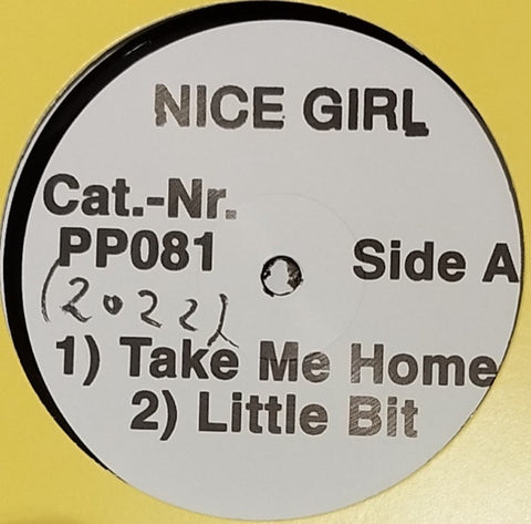 Nice Girl – Look At That Thing - New EP Record 2022 Public Possession Germany Vinyl & Insert - House / Breakbeat / Jungle