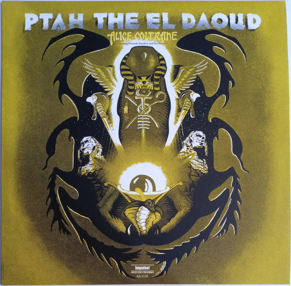 Alice Coltrane Featuring Pharoah Sanders And Joe Henderson – Ptah, The El Daoud (1970) - New LP Record 2022 Third Man Impulse! Yellow 180 gram Vinyl & Screen Printed Handmade Cover - Jazz / Avant-garde / Modal - Shuga Records