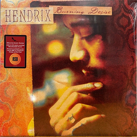 Jimi Hendrix – Burning Desire (1969/1970) - New 2 LP Record Store Day Black Friday 2022 Dagger RSD Orange & Red Vinyl - Psychedelic Rock