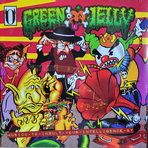 Green Jellÿ – Musick To Insult Your Intelligence By (2009) - New LP Record Store Day Black Friday 2022 Say-10 RSD Orange & Black Splatter Vinyl - Rock / Hard Rock / Punk