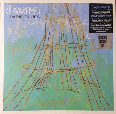 The Doors – Paris Blues - New LP Record Store Day Black Friday 2022 Elektra Rhino RSD Blue Vinyl & Numbered - Psychedelic Rock / Blues Rock