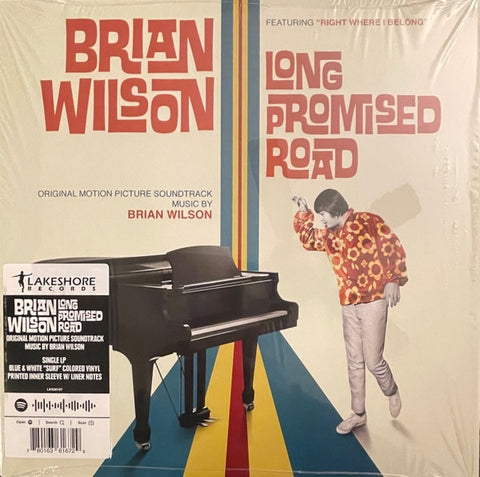 Brian Wilson – Long Promised Road (Original Motion Picture) - New LP Record Store Day Black Friday 2022 Lakeshore RSD Blue Vinyl - Soundtrack