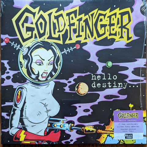 Goldfinger – Hello Destiny (2008) - New LP Record Store Day Black Friday 2022 SideOneDummy RSD Gold Vinyl, Art Print & Booklet - Rock / Pop Punk