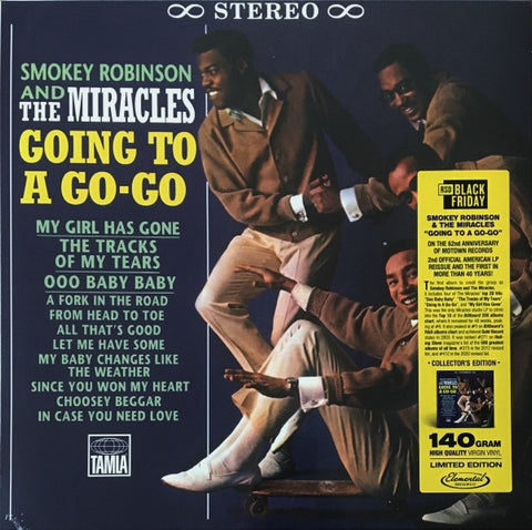 Smokey Robinson And The Miracles – Going To A Go-Go (1965) - New LP Record Store Day Black Friday 2022 Tamla Motown Elemental Music RSD Vinyl - Soul / Funk