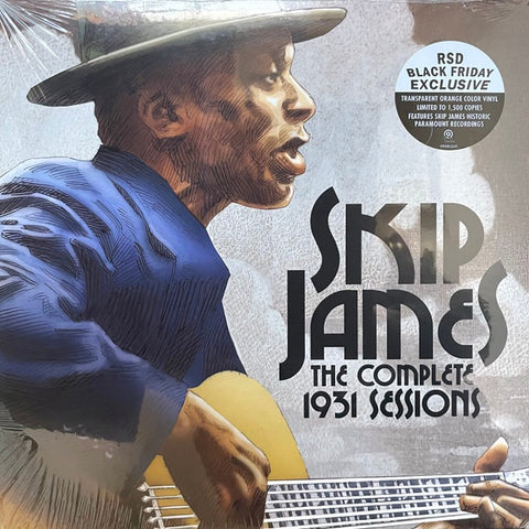 Skip James – The Complete 1931 Sessions (1982) - New LP Record Store Day Black Friday 2022 ORG RSD Orange Vinyl - Blues / Country Blues