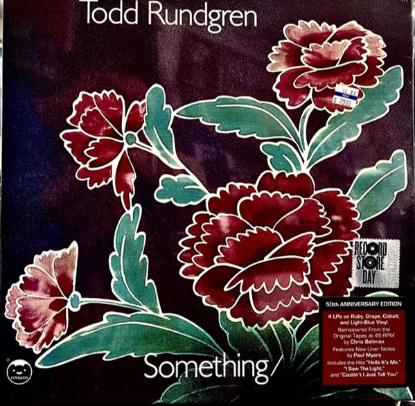 Todd Rundgren – Something/Anything - New 4 LP Record Store Day Black Friday Box Set 2022 Bearsville RSD Colored Vinyl - Rock