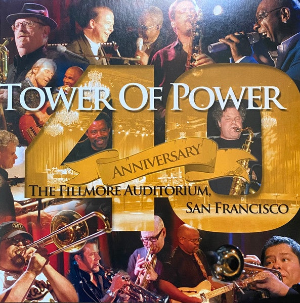 Tower Of Power – 40th Anniversary The Fillmore Auditorium, San Francisco - New 2 LP Record Store Day Black Friday 2022 Top RSD Orange Vinyl, Numbered & Download - Funk / Soul - Shuga Records
