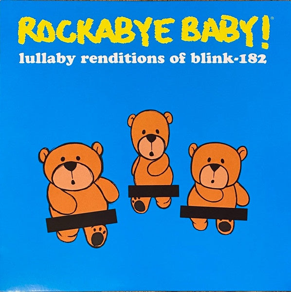 Andrew Bissell – Rockabye Baby! Lullaby Renditions Of Blink-182 - New LP Record Store Day Black Friday 2022 USA RSD Yellow & Black Splatter Vinyl & Download - Children's / Nursery Rhymes - Shuga Records