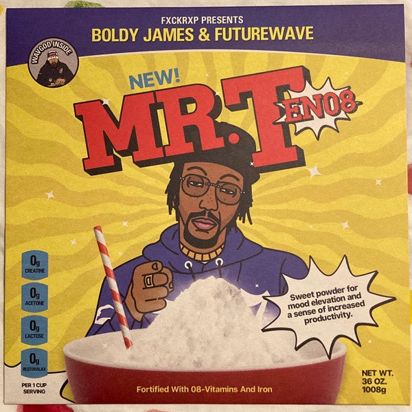 Boldy James & Futurewave – Mr.Ten08 - New LP Record 2022 FXCK RXP WavGodMusic Yellow Vinyl & Yayo Cereal Box Cover - Hip Hop - Shuga Records