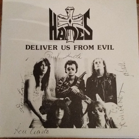 Hades – Deliver Us From Evil - VG+ 7" Single Record 1982 Clown Productions USA Vinyl - Heavy Metal / Hard Rock
