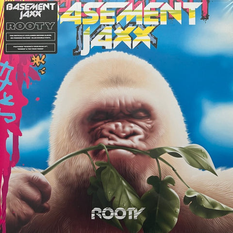 Basement Jaxx – Rooty (2001) - New 2 LP Record 2022 XL Pink & Blue Vinyl - House / Leftfield / Dance-Pop
