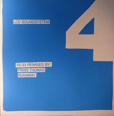 LCD Soundsystem - 45:33 Remixes by Prins Thomas / Runaway - New Vinyl Record 12" DFA Records 45 RPM