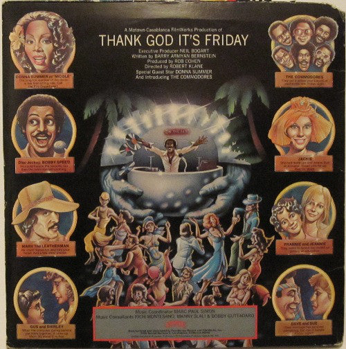 Various ‎– Thank God It's Friday (The Original Motion Picture) - VG 3 LP Record 1978 Casablanca USA Vinyl - Soundtrack - Shuga Records