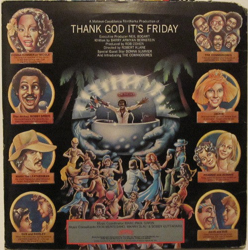 Various ‎– Thank God It's Friday (The Original Motion Picture) - VG+ 3 LP Record 1978 Casablanca USA Vinyl - Soundtrack