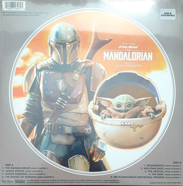 Ludwig Göransson – Star Wars: The Mandalorian (Music From The Original Series) - Mint- LP Record 2020 Walt Disney Lucasfilm Picture Disc Vinyl - Soundtrack - Shuga Records