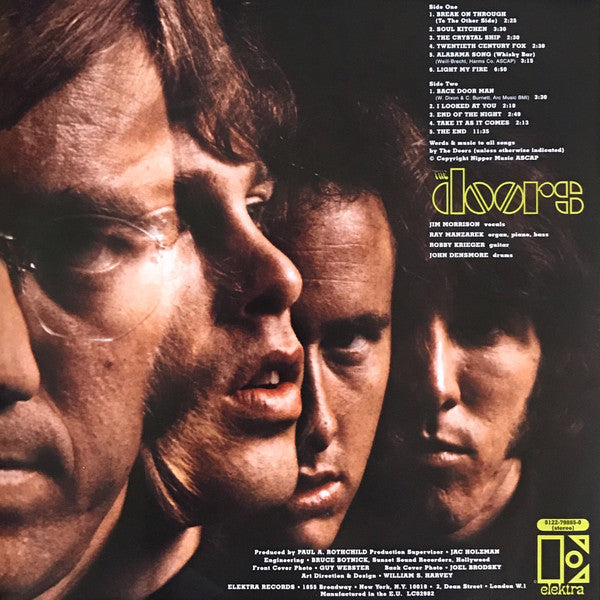 The Doors ‎- The Doors (1967) - New LP Record 2009 Elektra Rhino 180 gram Vinyl - Classic Rock / Psychedelic Rock - Shuga Records
