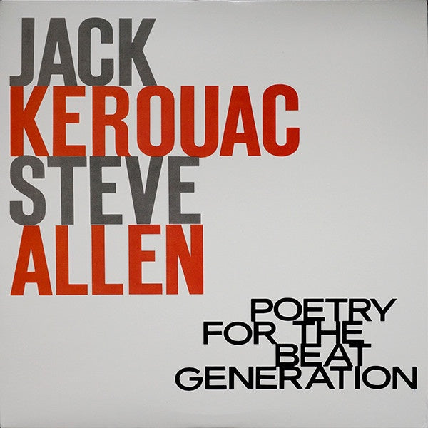 Jack Kerouac & Steve Allen - Poetry For The Beat Generation (1959) - New LP Record 2023 Real Gone Music Milky Clear Vinyl - Cool Jazz / Spoken Word - Shuga Records