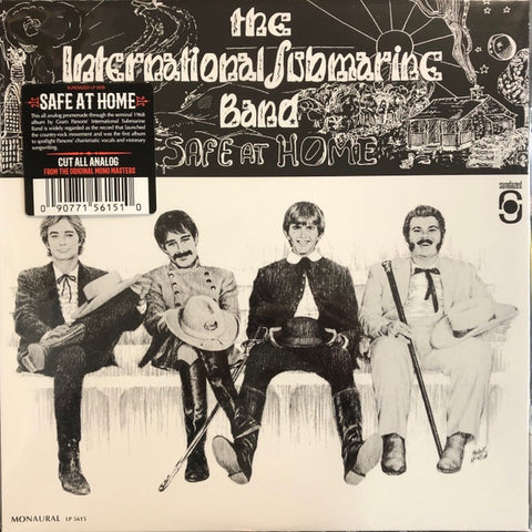 The International Submarine Band – Safe At Home (1968) - New LP Record 2023 Sundazed Music Mono Vinyl - Country-rock / Psychedelic