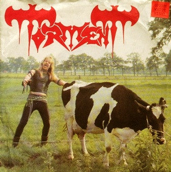 Torment – Bestial Sex - Mint- 7" EP Record 1987 Self-released Germany Sperm White Vinyl - Thrash