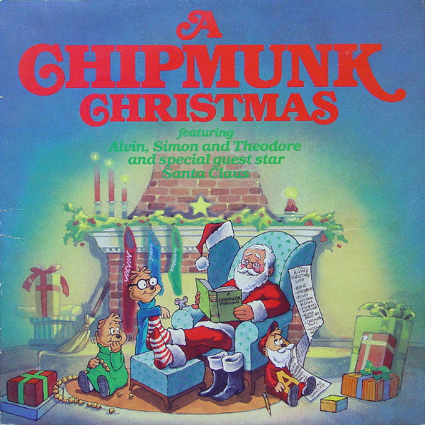 Alvin & The Chipmunks ‎– A Chipmunk Christmas - Mint- Lp Record 1981 USA Vinyl & Booklet - Holiday / Children's