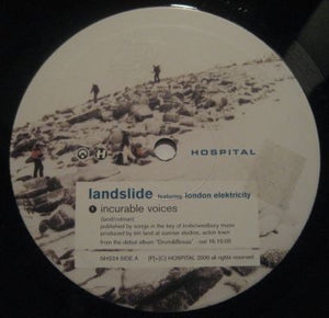 Landslide – Incurable Voices / Muted Voices - New 10" Single Record 2000 Hospital UK Vinyl - Breakbeat / UK Garage