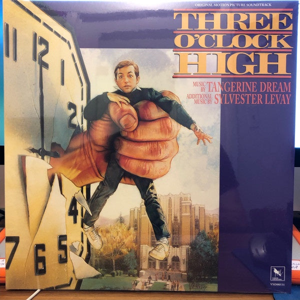 Tangerine Dream / Sylvester Levay – Three O'Clock High (Original Motion Picture Soundtrack 1987) - New LP Record 2023 Varèse Sarabande Blue Vinyl - Soundtrack / Soft Rock