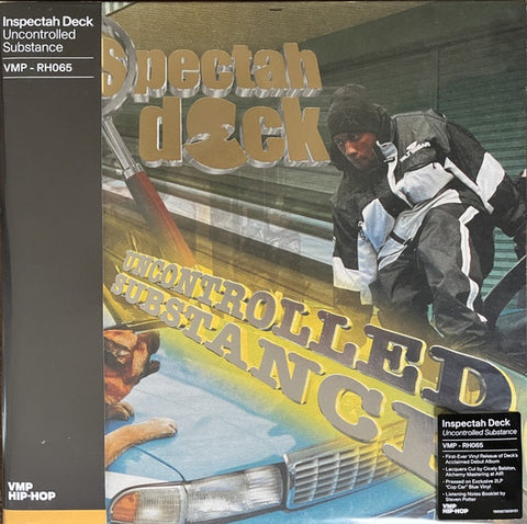 Inspectah Deck – Uncontrolled Substance (1999) - New 2 LP Record 2023 Loud Vinyl Me, Please. Blue Vinyl & Booklet - Hip Hop