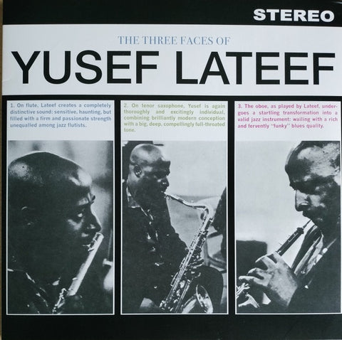 Yusef Lateef – The Three Faces Of Yusef Lateef (1960) - New LP Record 2023 Life Goes On Europe Vinyl - Jazz
