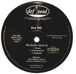 Dru Hill – No Doubt (Work It) / On Me - VG+ 12" Single Record Def Soul Vinyl - Contemporary R&B