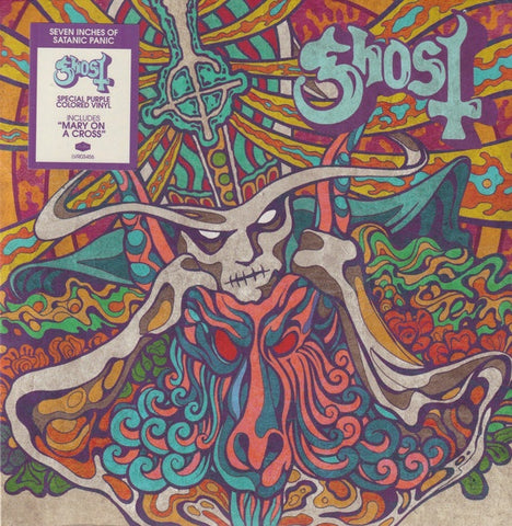 Ghost – Seven Inches Of Satanic Panic (2019) - New 7" Single Record 2023 Loma Vista Purple Vinyl - Psychedelic Rock