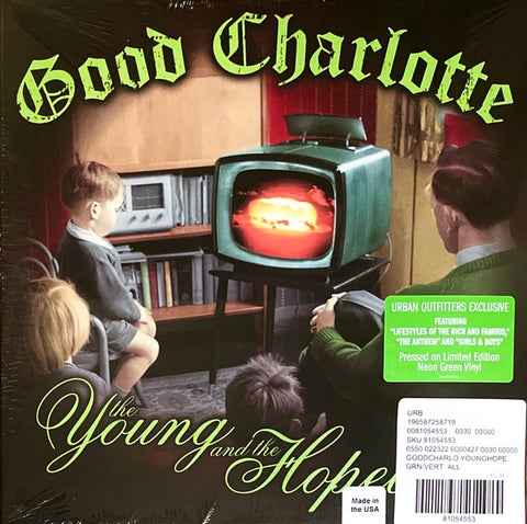 Good Charlotte – The Young And The Hopeless (2002) - New LP Record 2023 Epic Urban Outfitters Exclusive Neon Green Vinyl - Pop Rock