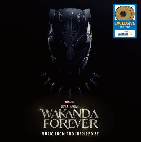 Various – Black Panther: Wakanda Forever - Music From And Inspired By - Mint- 2 LP Record 2023 Marvel Hollywood Def Jam Walmart Exclusive Translucent Tan Vinyl - Soundtrack
