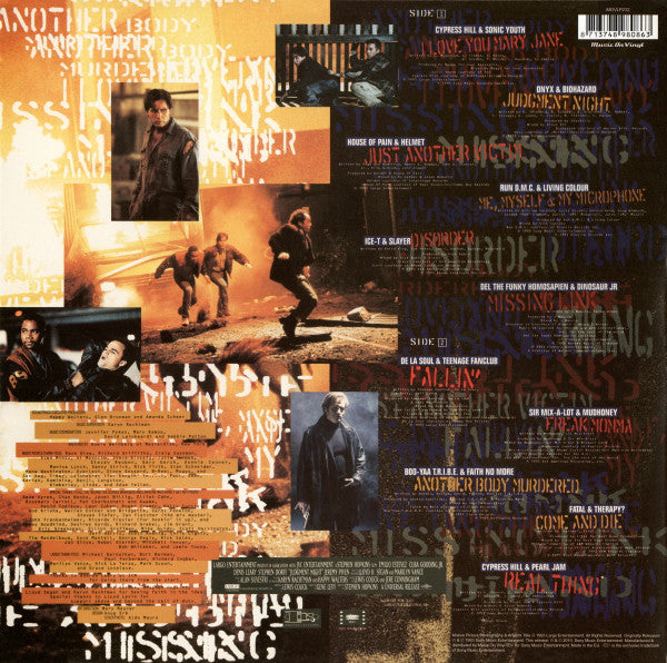 Various ‎– Judgment Night (1993) - New LP Record 2010 Music On Vinyl/Epic  Europe Import 180 gram Vinyl - Soundtrack - Shuga Records
