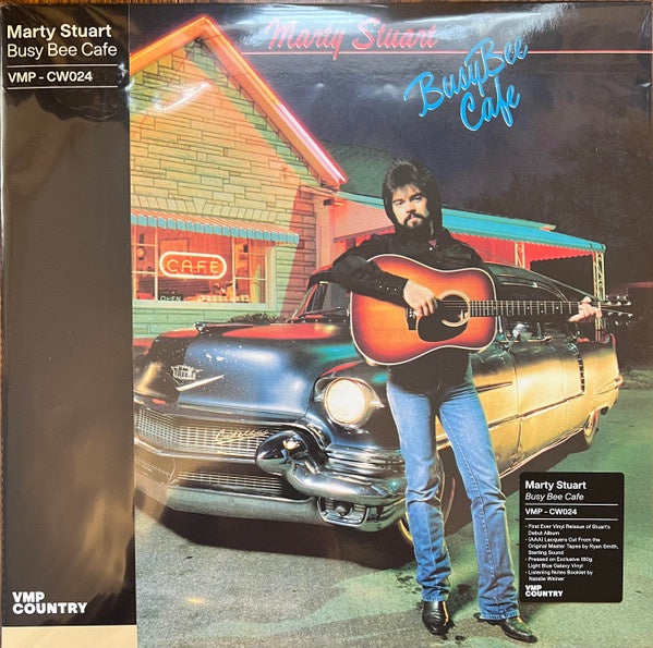 Marty Stuart – Busy Bee Cafe (1982) - New LP Record 2023 Sugar Hill Vinyl Me, Please 180 gram  Light Blue Galaxy Vinyl - Country / Bluegrass
