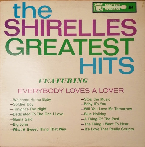 The Shirelles – The Shirelles' Greatest Hits - VG+ LP Record 1963 Scepter USA Mono Vinyl - Soul / Rhythm & Blues