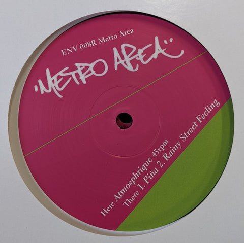 Metro Area – Metro Area (2000) - New 12" Single Record 2023 Environ Vinyl - House / Deep House / Disco